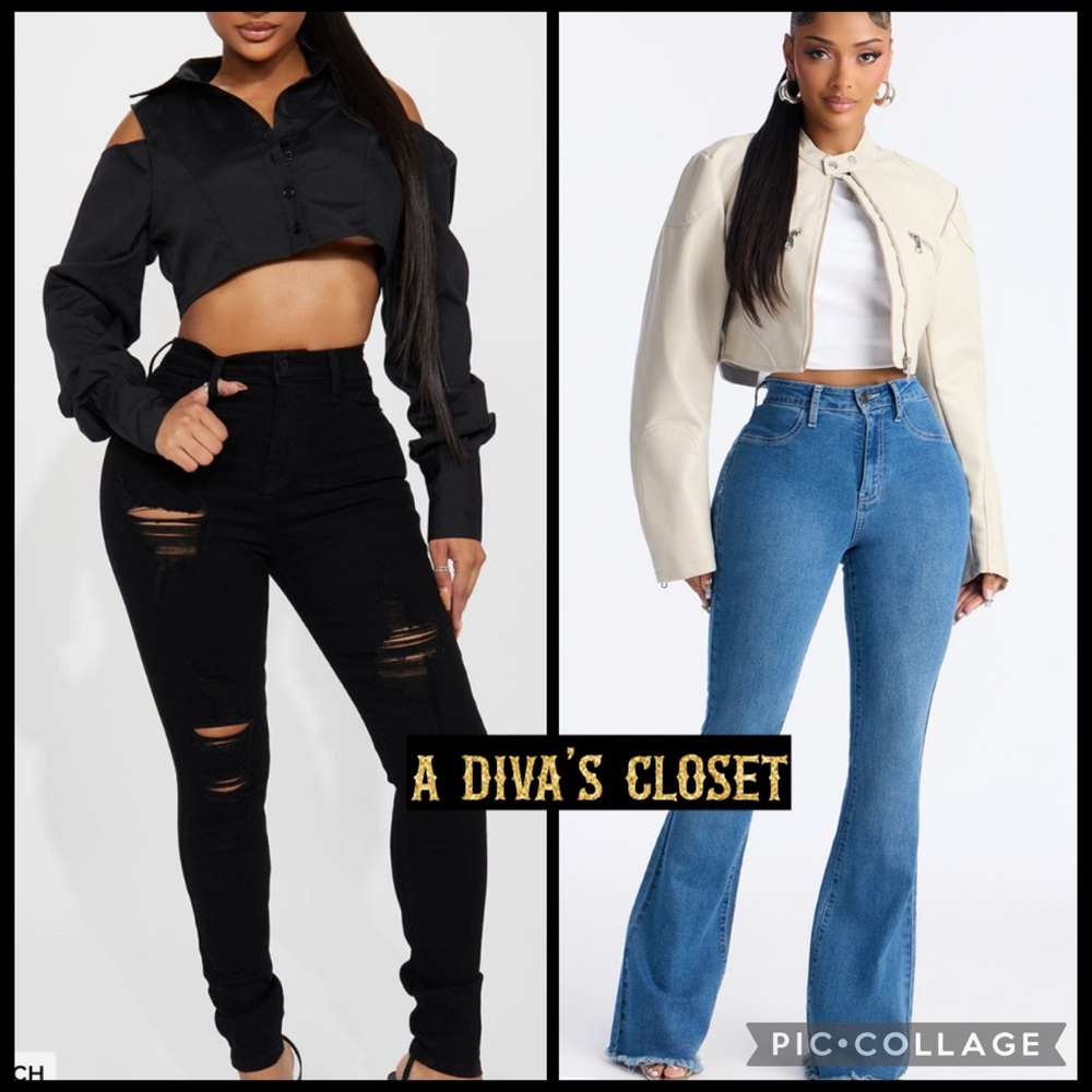 Two pairs of jeans
